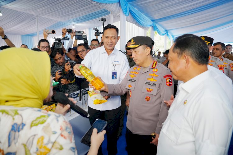 Kapolri Hadiri Kick Off GPM Serentak se-Indonesia, 2.424 Ton Beras SPHP Disalurkan ke Masyarakat Hari Ini