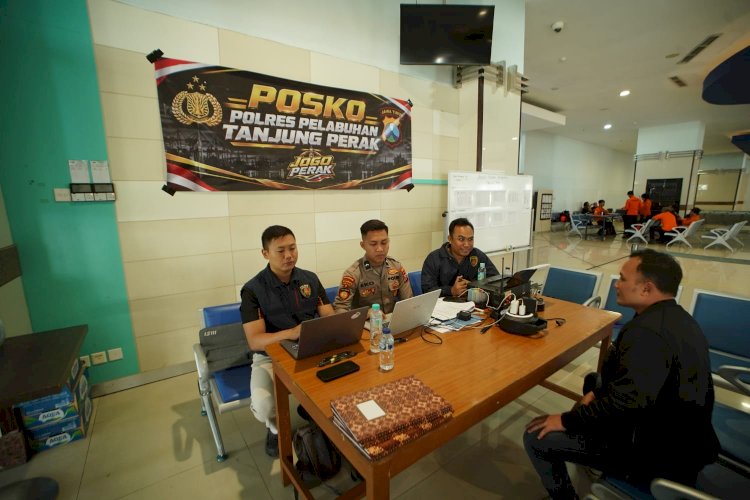 Polres Pelabuhan Tanjung Perak Gerak Cepat, Dirikan Posko Korban KM Virgo Transport 8