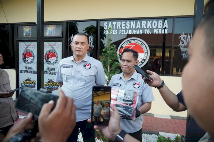 Polres Tanjung Perak Amankan Tersangka Pengedar Sabu asal Madura, 65,51 Gram Narkoba Disita